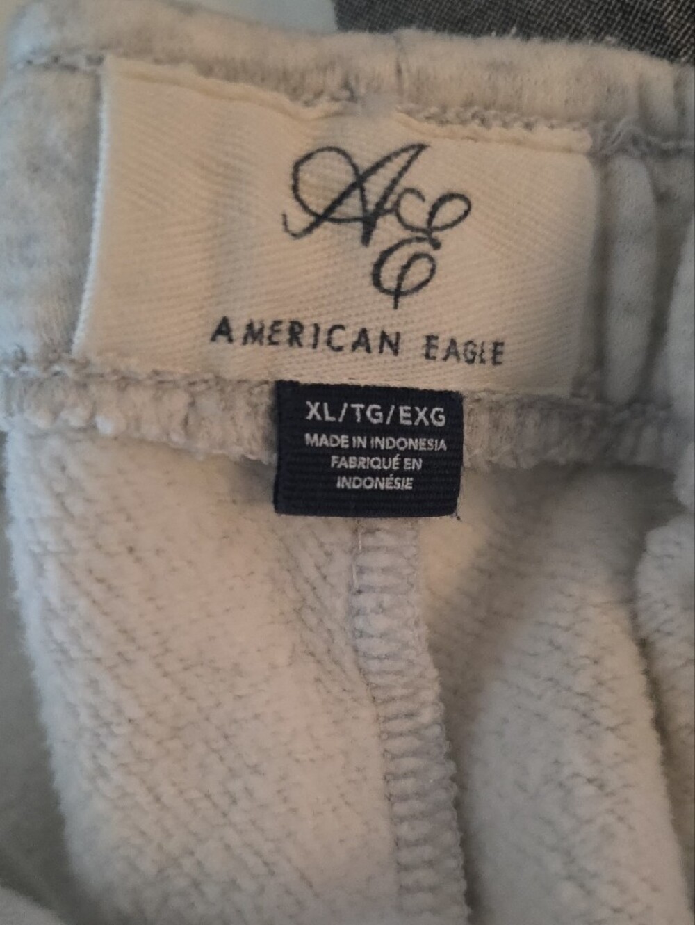 American Eagle Outfitters Light Gray Sweatpants - Elastic Waist - Picture 2 of 5